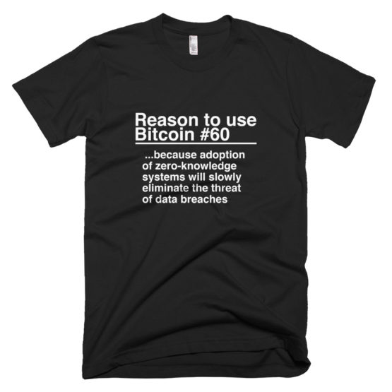 Reason To Use Bitcoin #60: "The Classic" T-Shirt