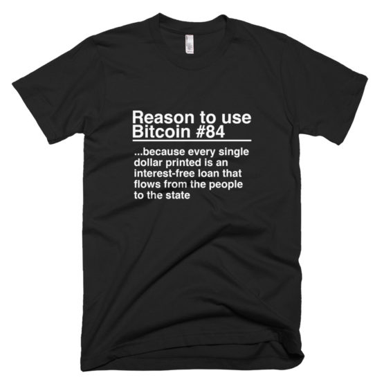 Reason To Use Bitcoin #84: "The Classic" T-Shirt