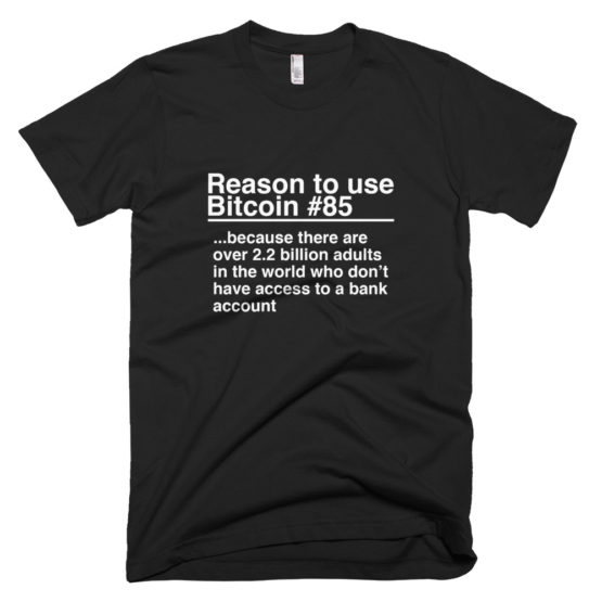 Reason To Use Bitcoin #85: "The Classic" T-Shirt