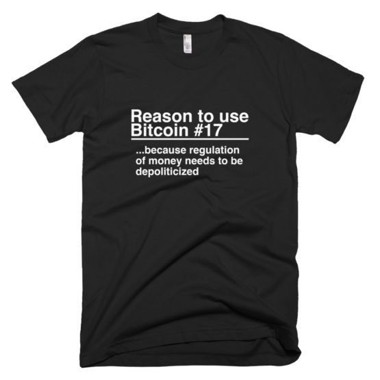 Reason To Use Bitcoin #17: "The Classic" T-Shirt
