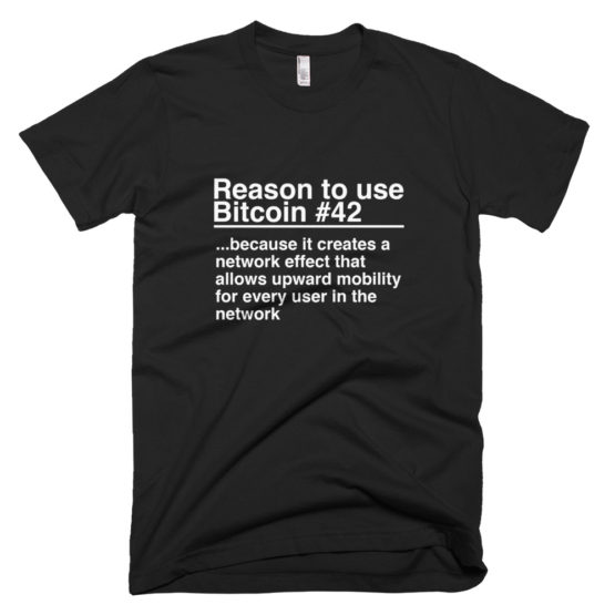 Reason To Use Bitcoin #42: "The Classic" T-Shirt