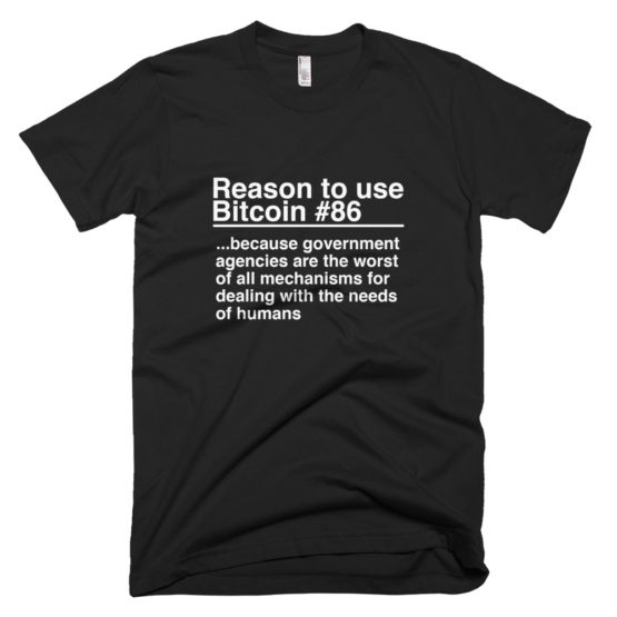 Reason To Use Bitcoin #86: "The Classic" T-Shirt