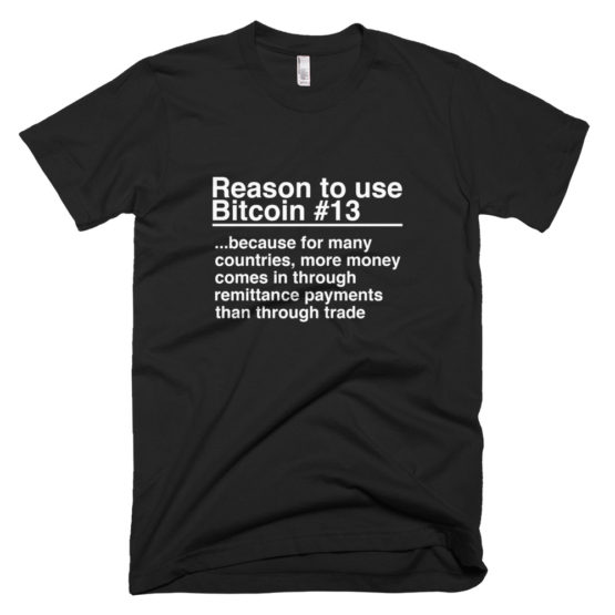 Reason To Use Bitcoin #13: "The Classic" T-Shirt