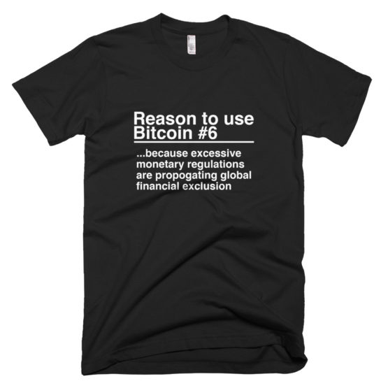 Reason To Use Bitcoin #6: "The Classic" T-Shirt