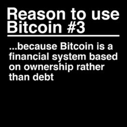 Reason To Use Bitcoin #3 Sticker