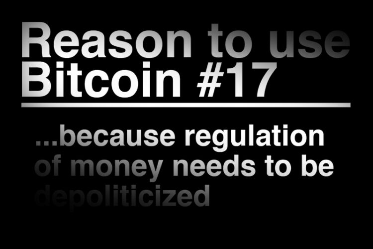 The regulation of money needs to be depoliticized