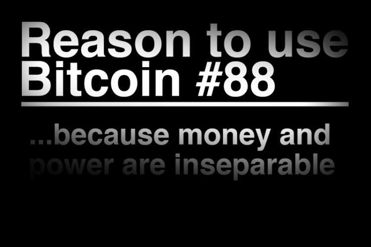 Money and power are inseparable