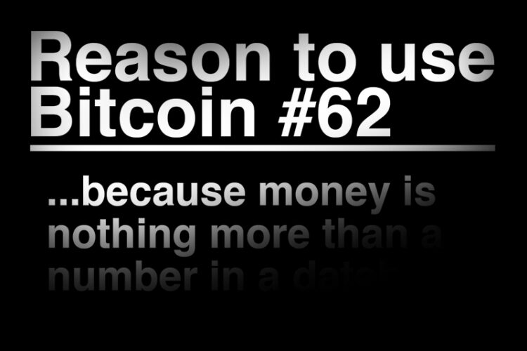 Money is just a database